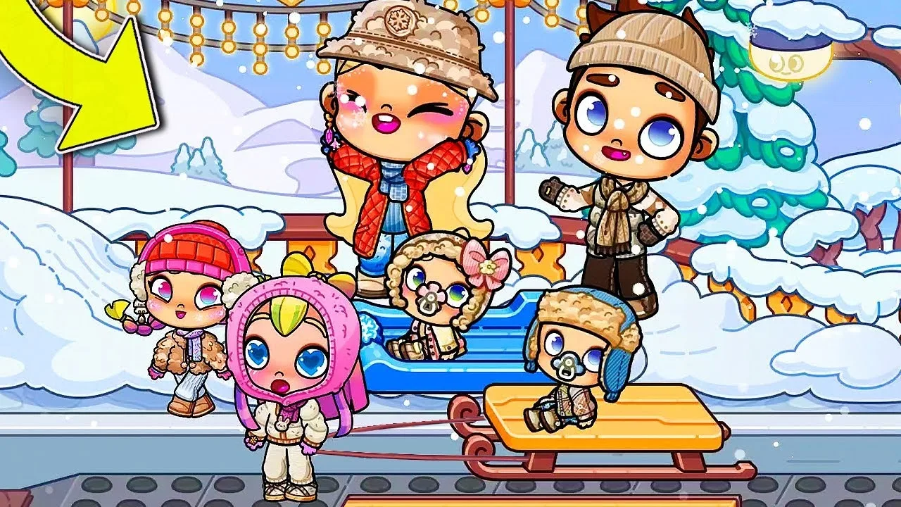 ЗИМНЯЯ ПРОГУЛКА 🎄 в AVATAR WORLD ИСТОРИЯ 💕 РУТИНА СЕМЬИ ОБНОВЛЕНИЕ СЕКРЕТЫ СЕРИАЛ